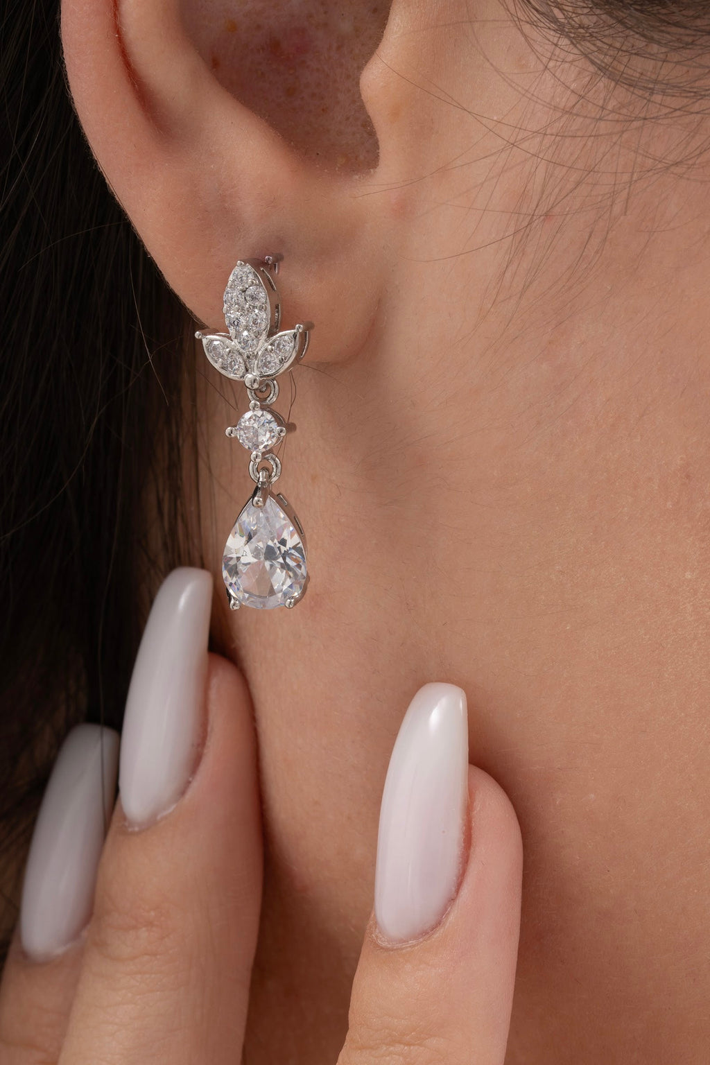 MİREL 7169 Zirkon Taşlı Gelin Seti Fashion Jewelry Set product photo 3