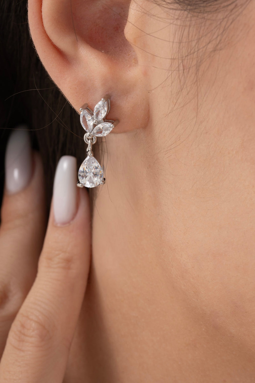 MİREL 7128 Zirkon Taşlı Gelin Seti Fashion Jewelry Set product photo 3