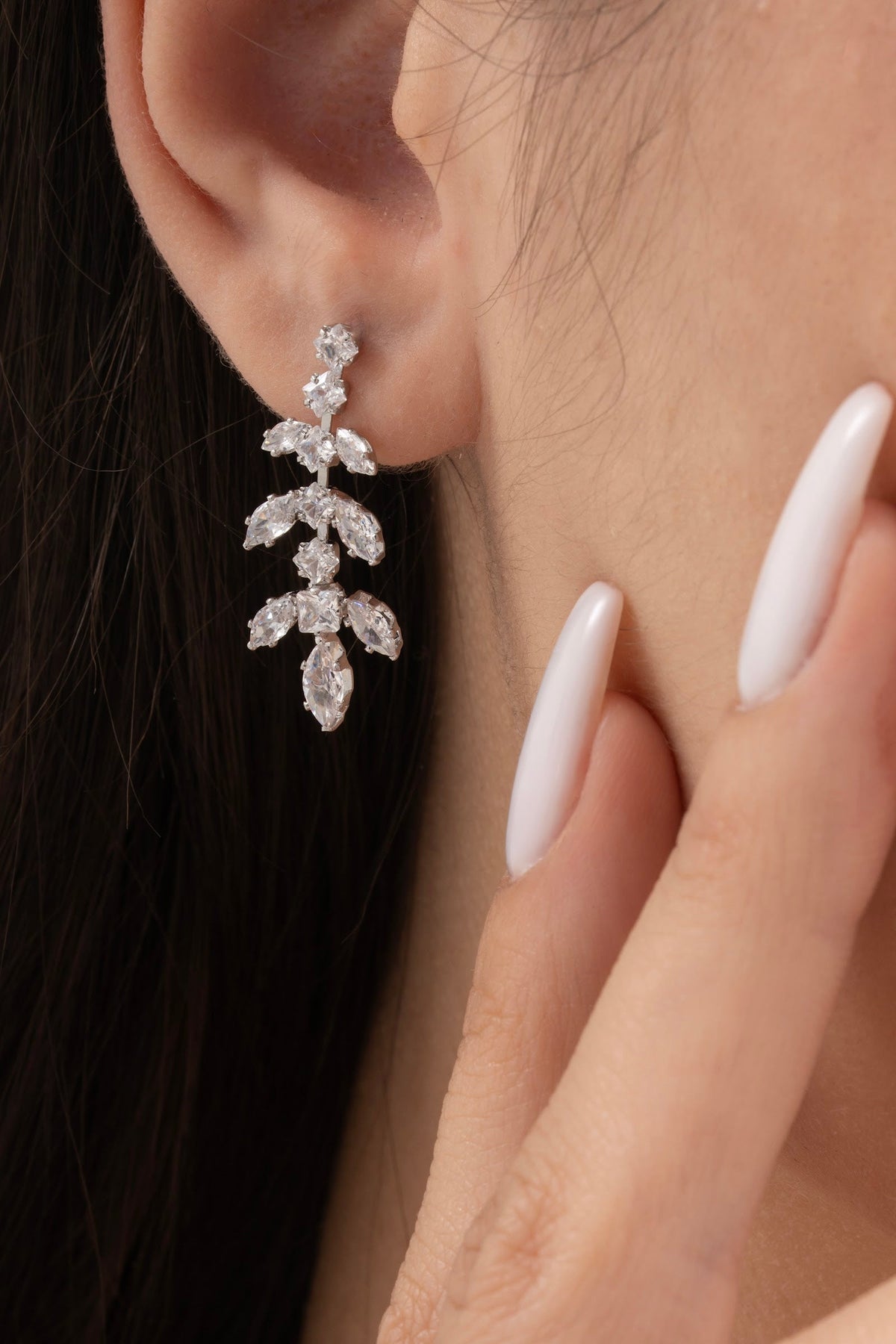 MİREL 7137 Zirkon Taşlı Gelin Seti Fashion Jewelry Set product photo 3