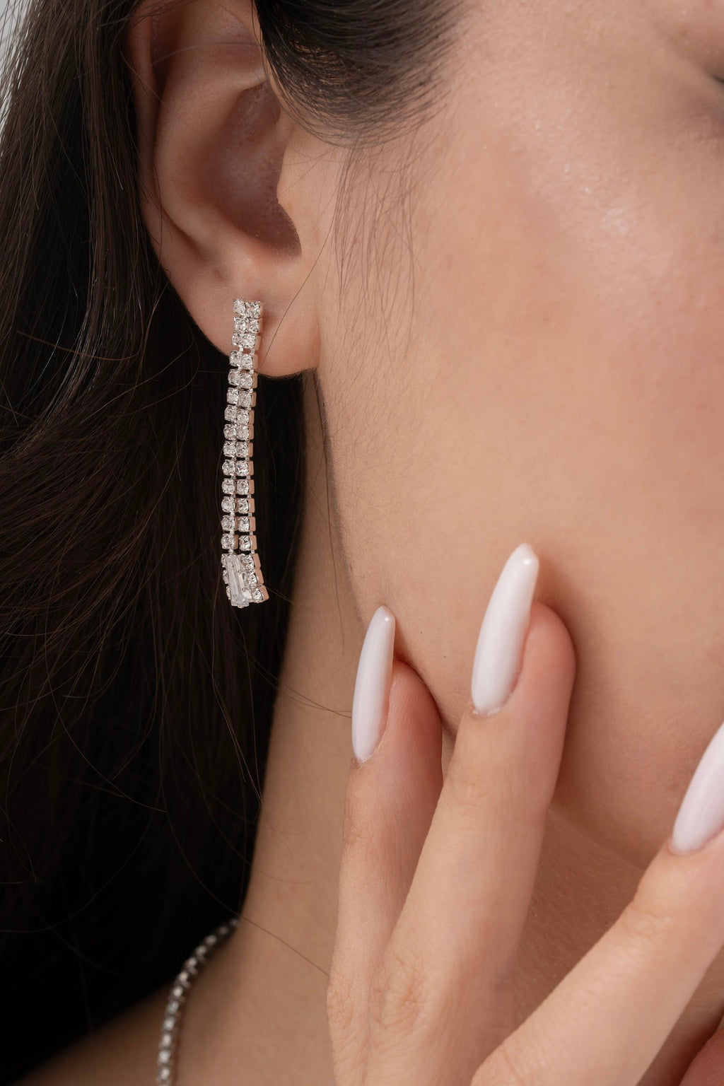 MİREL 7080 Zirkon Taşlı Gelin Seti Fashion Jewelry Set product photo 3
