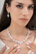 MİREL 7079 Zirkon Taşlı Gelin Seti Fashion Jewelry Set product photo 1
