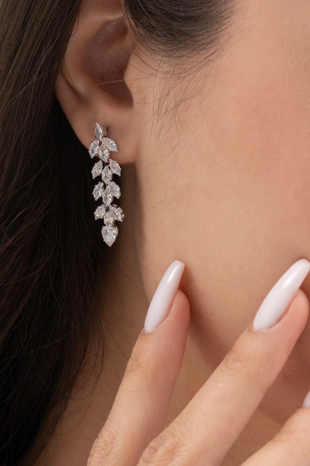 MİREL 7158 Zirkon Taşlı Gelin Seti Fashion Jewelry Set product photo 3