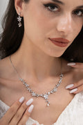 MİREL 7136 Zirkon Taşlı Gelin Seti Fashion Jewelry Set product photo 1