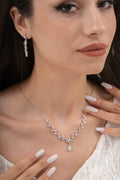 MİREL 7131 Zirkon Taşlı Gelin Seti Fashion Jewelry Set product photo 1