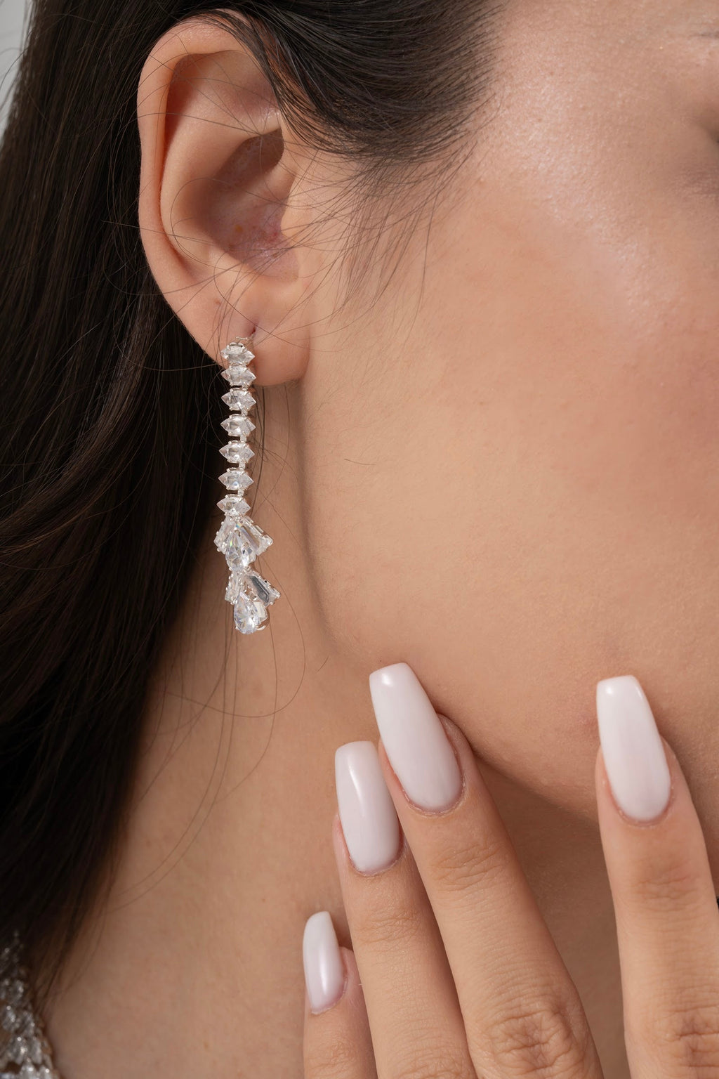 MİREL 7014 Zirkon Taşlı Gelin Seti Fashion Jewelry Set product photo 3