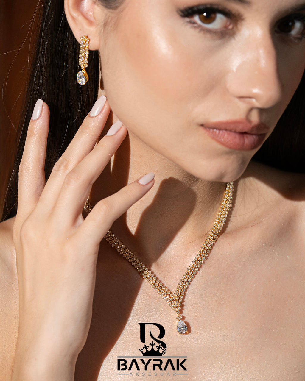 LB 2520 Crystal-Style Fashion Jewelry Set product photo 2