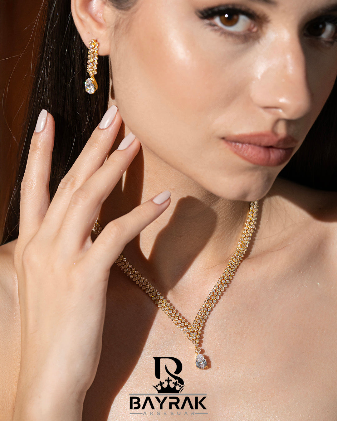 LB 2520 Crystal-Style Fashion Jewelry Set product photo 2