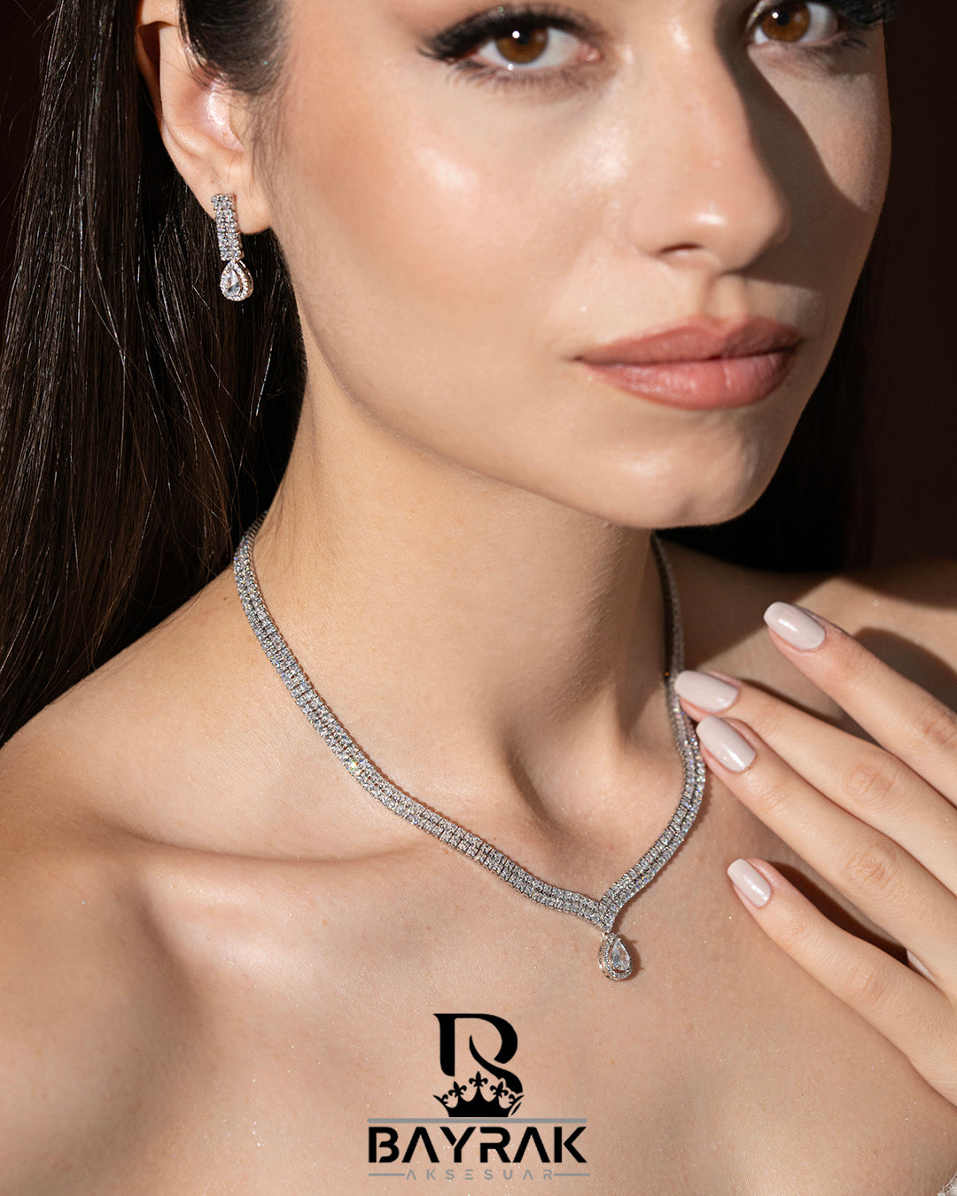 LB 2550 Crystal-Style Fashion Jewelry Set product photo 1