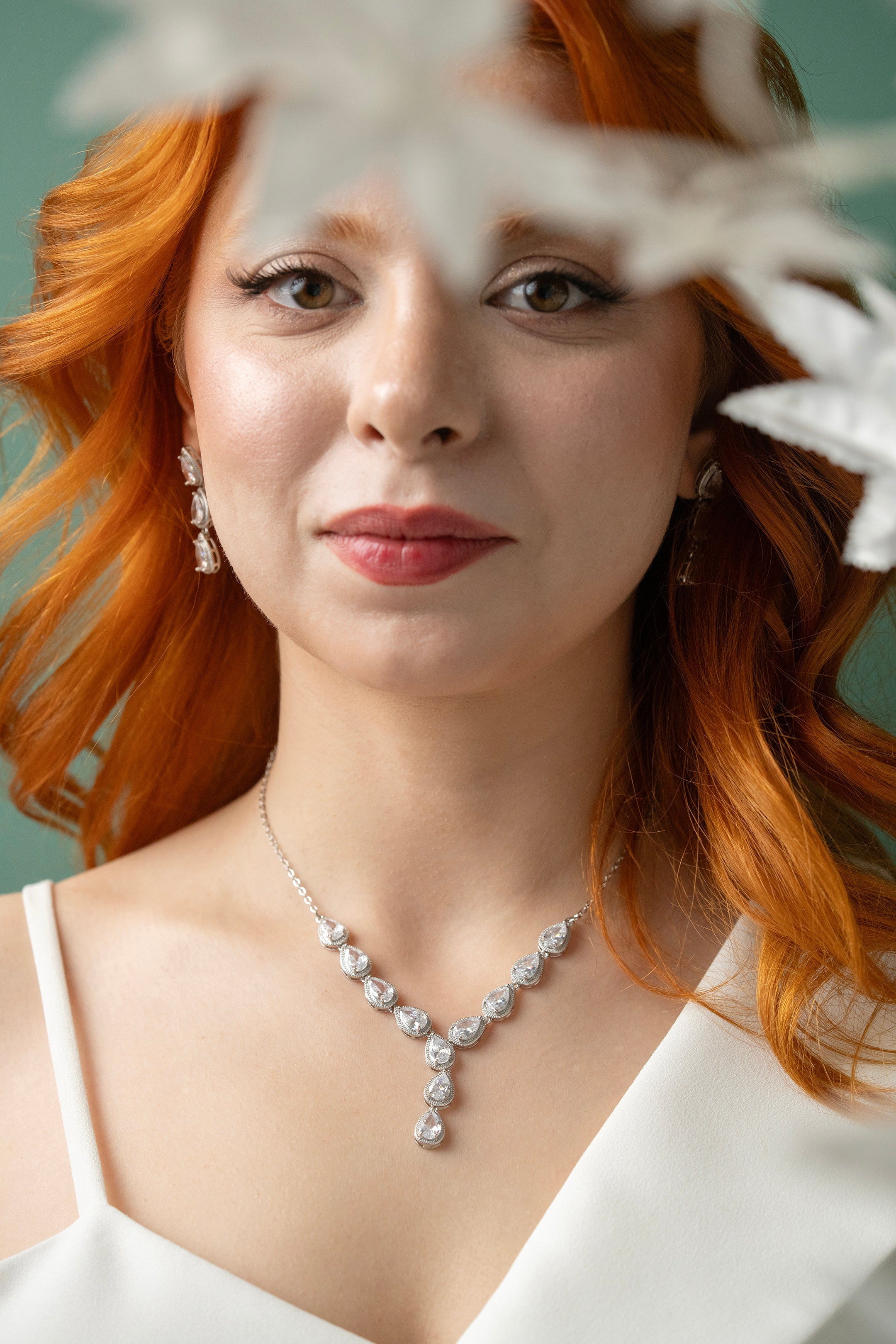 Rosa -368- Crystal-Style Fashion Jewelry Set product photo 3