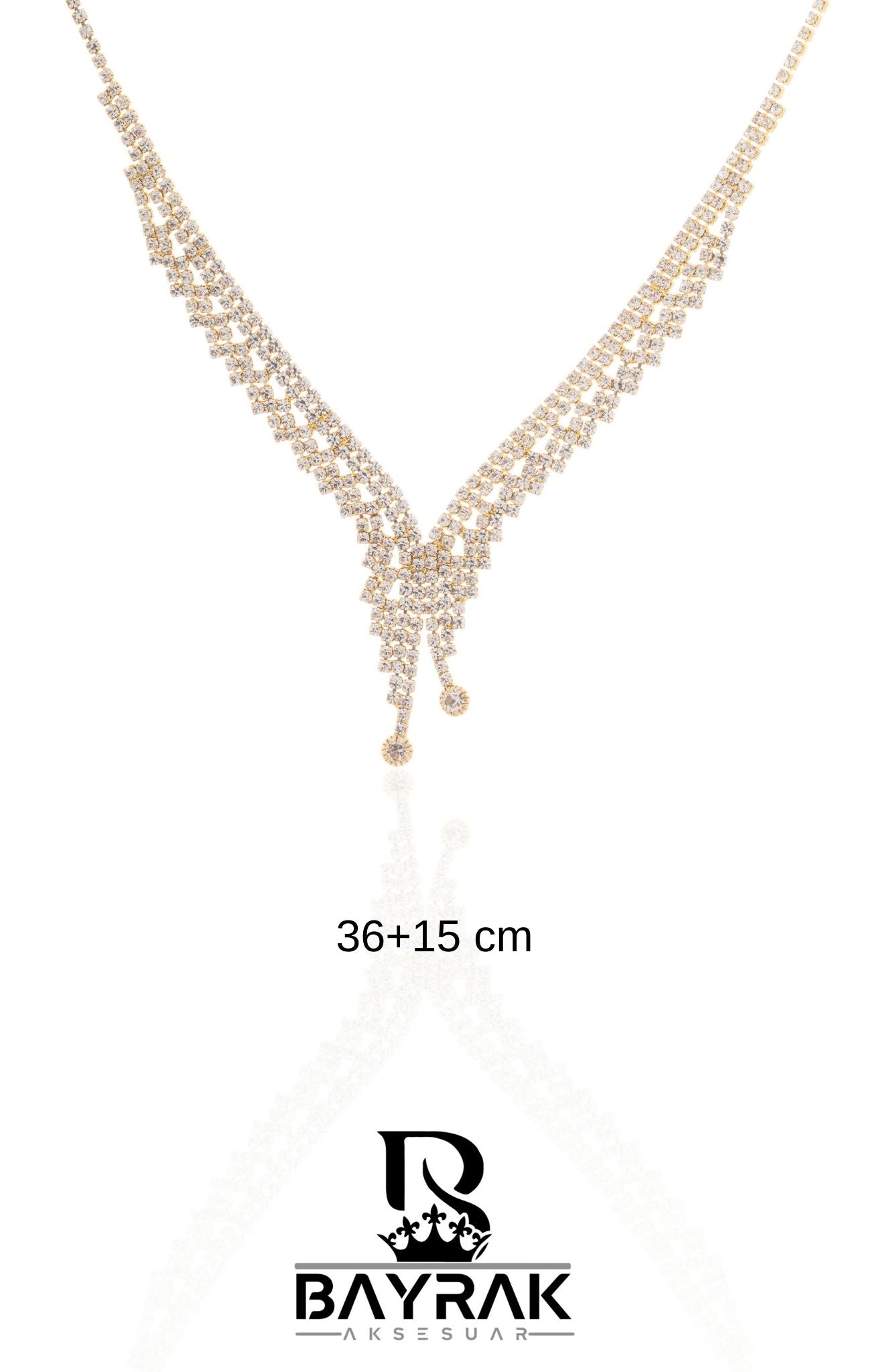 Rosa -344- Crystal-Style Fashion Jewelry Set product photo 7