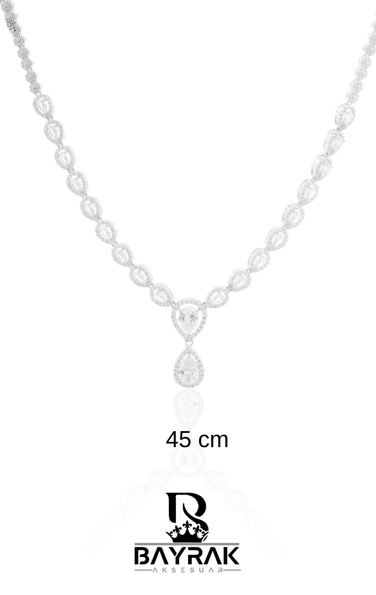 Rosa -426- Crystal-Style Fashion Jewelry Set product photo 3