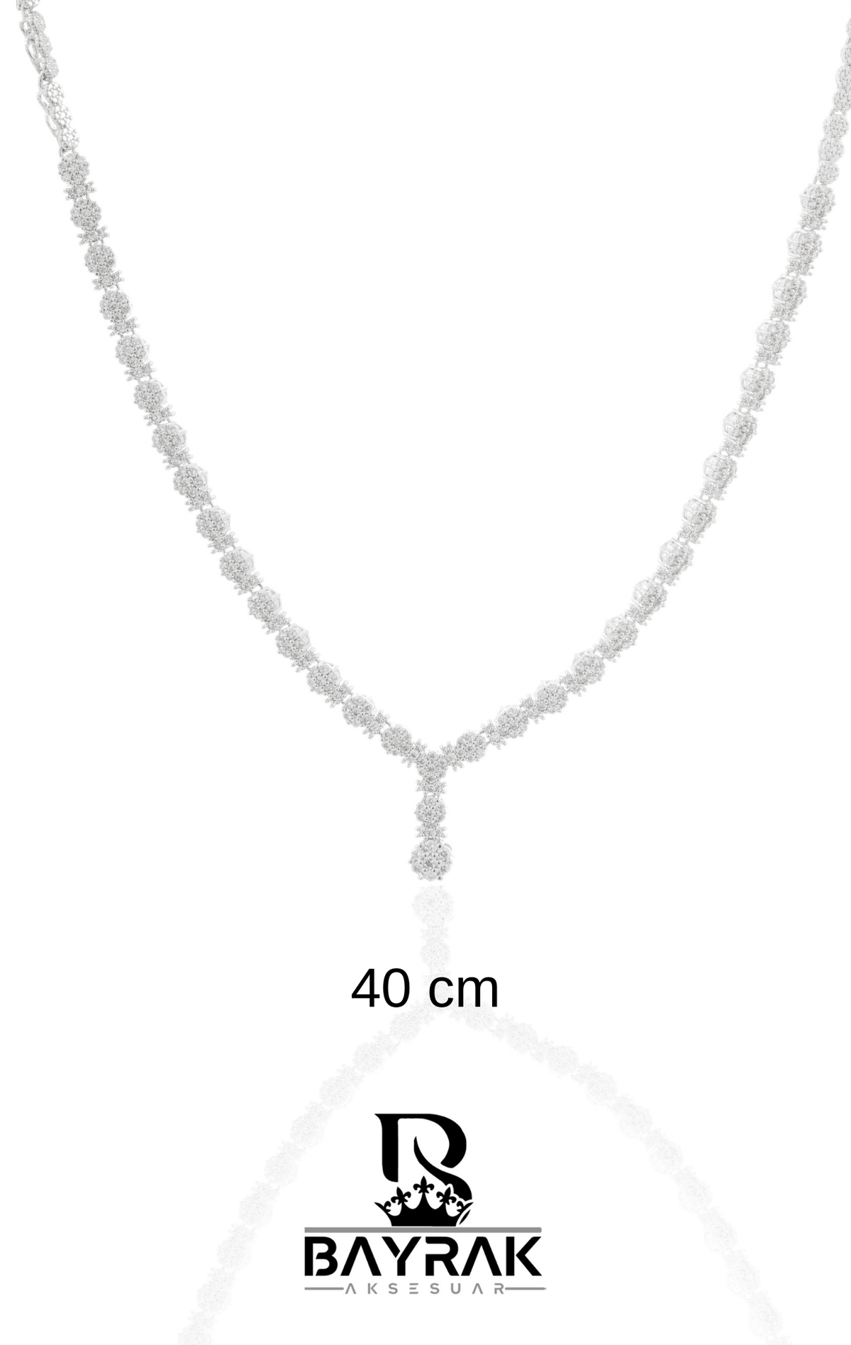 Rosa -444- Crystal-Style Fashion Jewelry Set product photo 3