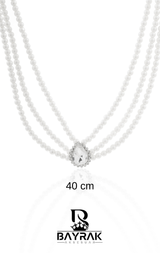 Pearle -144- Kolye Crystal-Style Fashion Necklace product photo 1