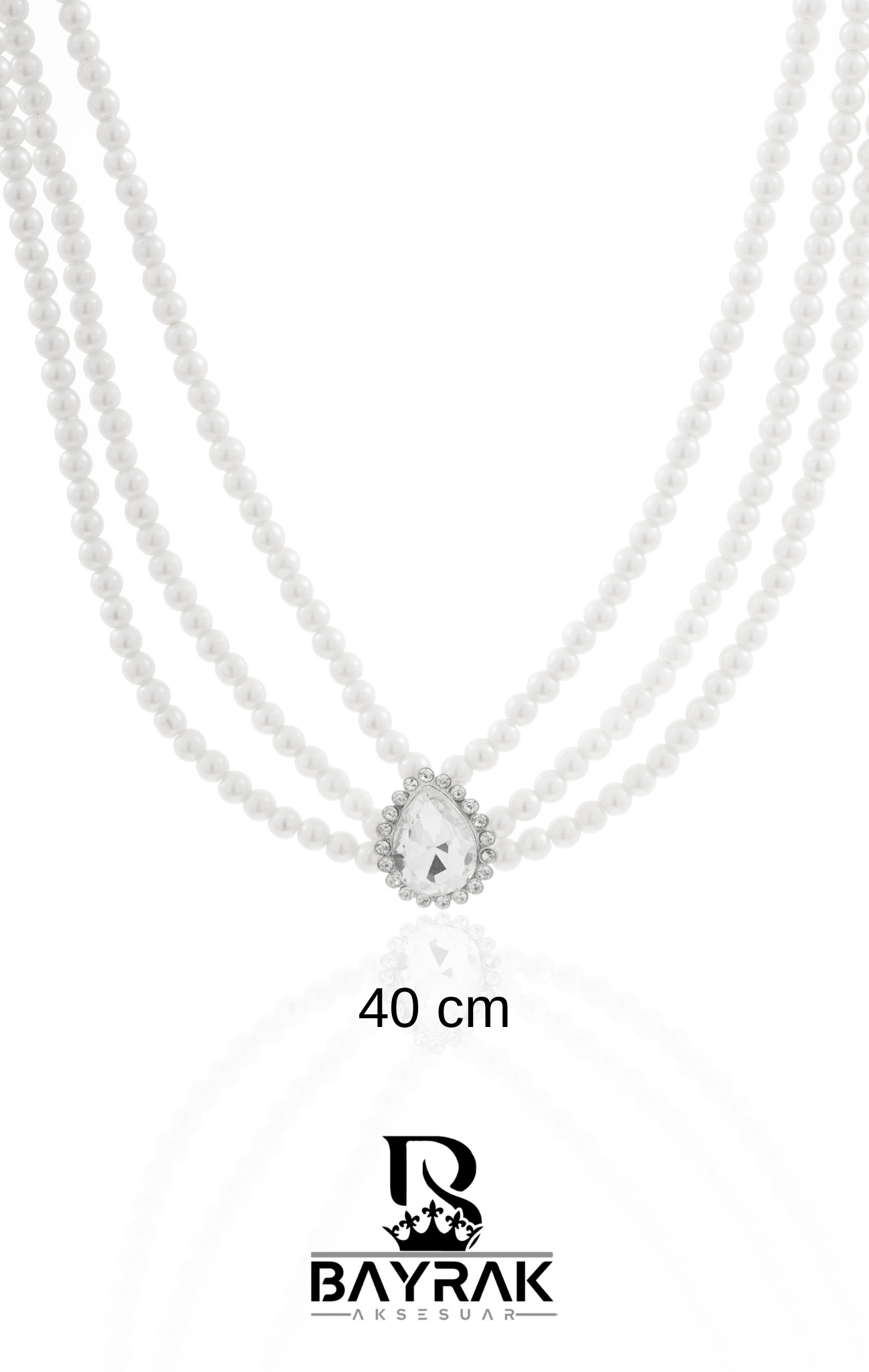 Pearle -144- Kolye Crystal-Style Fashion Necklace product photo 1