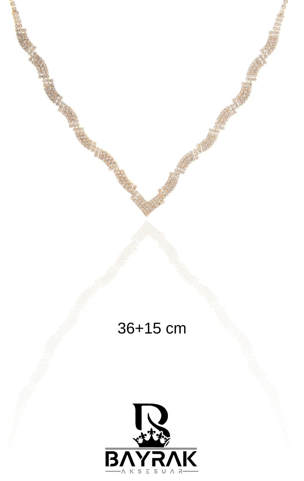 Rosa -346- Crystal-Style Fashion Jewelry Set product photo 3