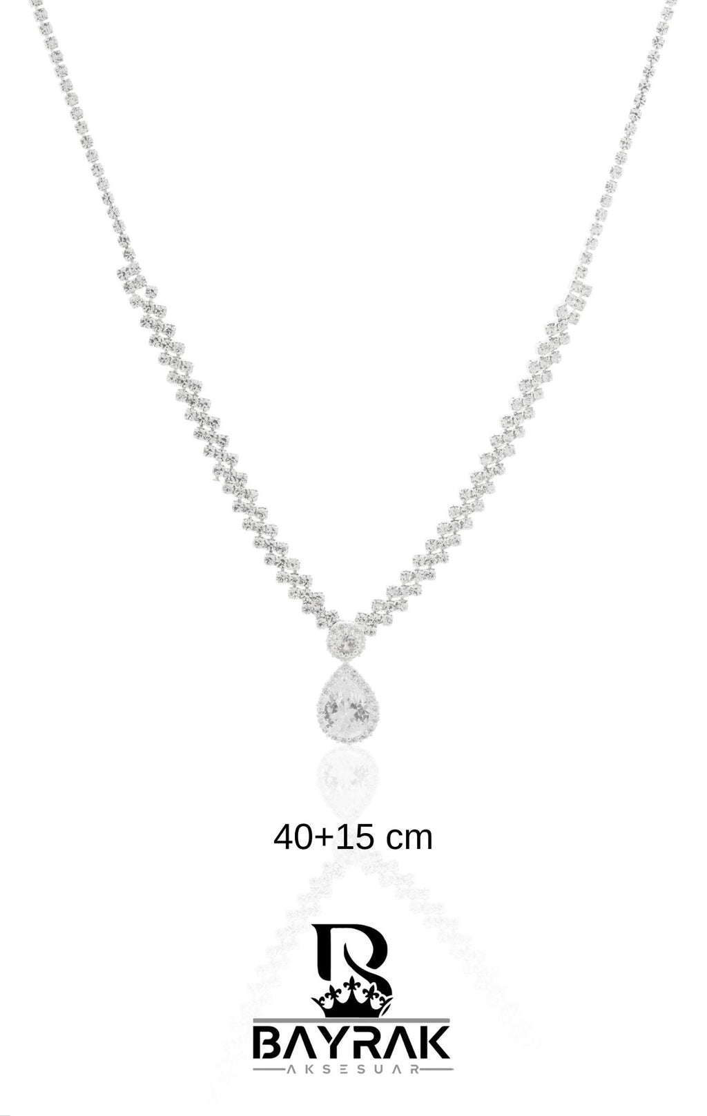 Rosa -348- Crystal-Style Fashion Jewelry Set product photo 3