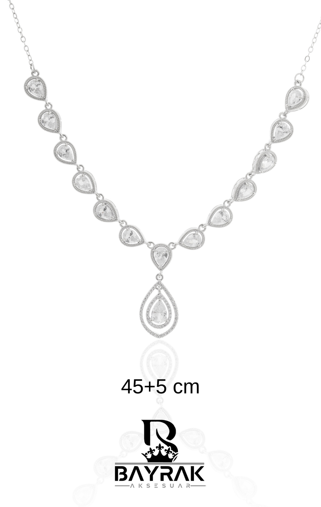 Rosa -380- Crystal-Style Fashion Jewelry Set product photo 3