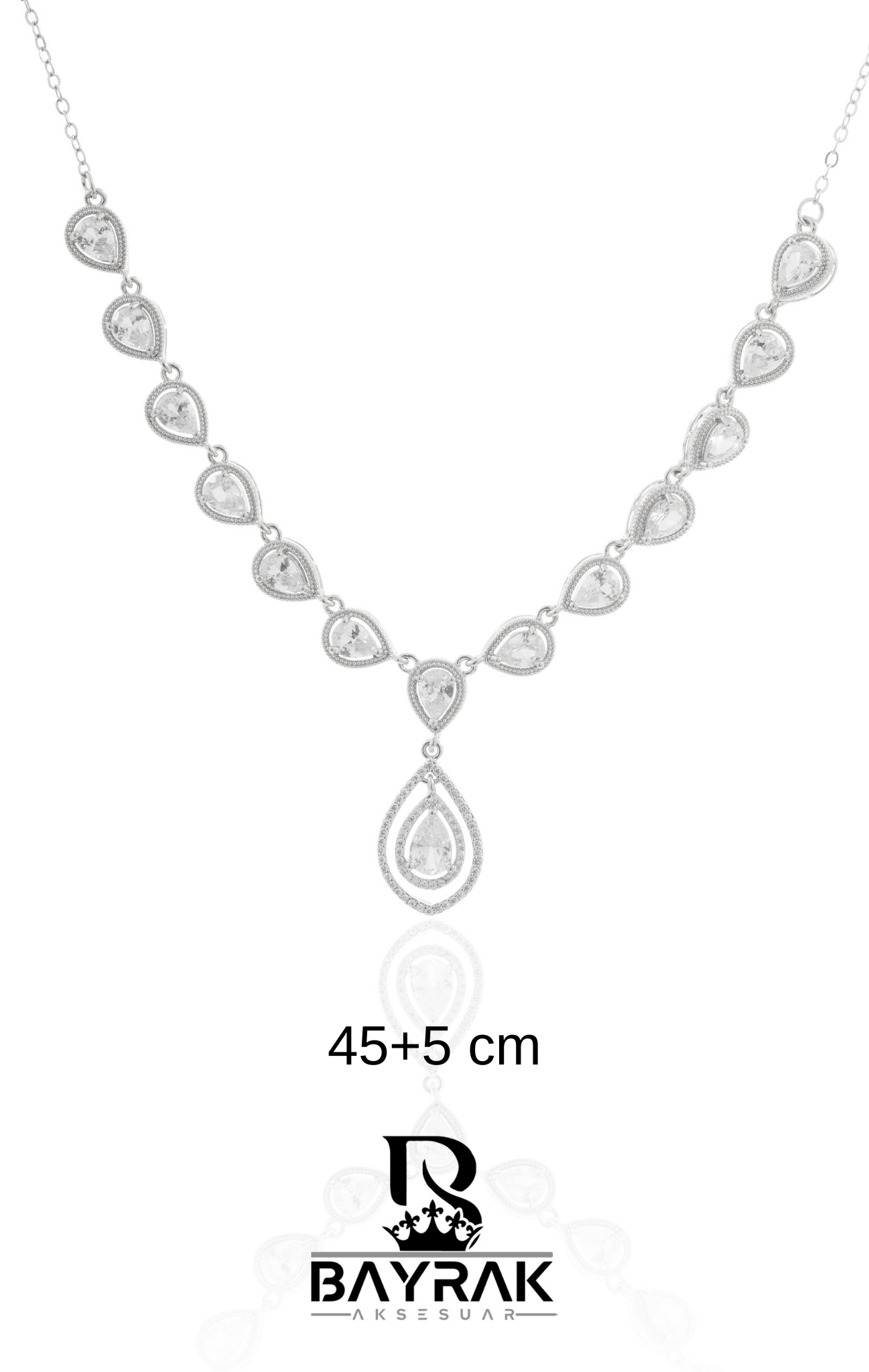Rosa -380- Crystal-Style Fashion Jewelry Set product photo 3
