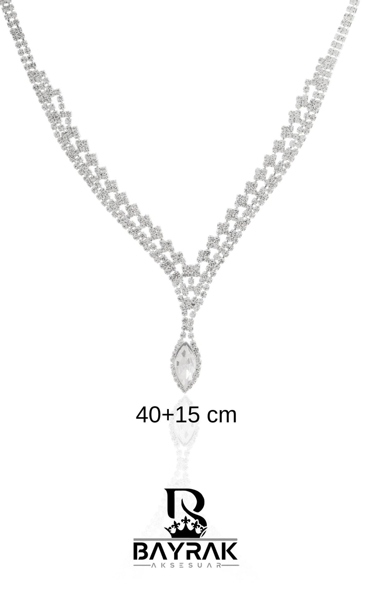 Rosa -424- Crystal-Style Fashion Jewelry Set product photo 4