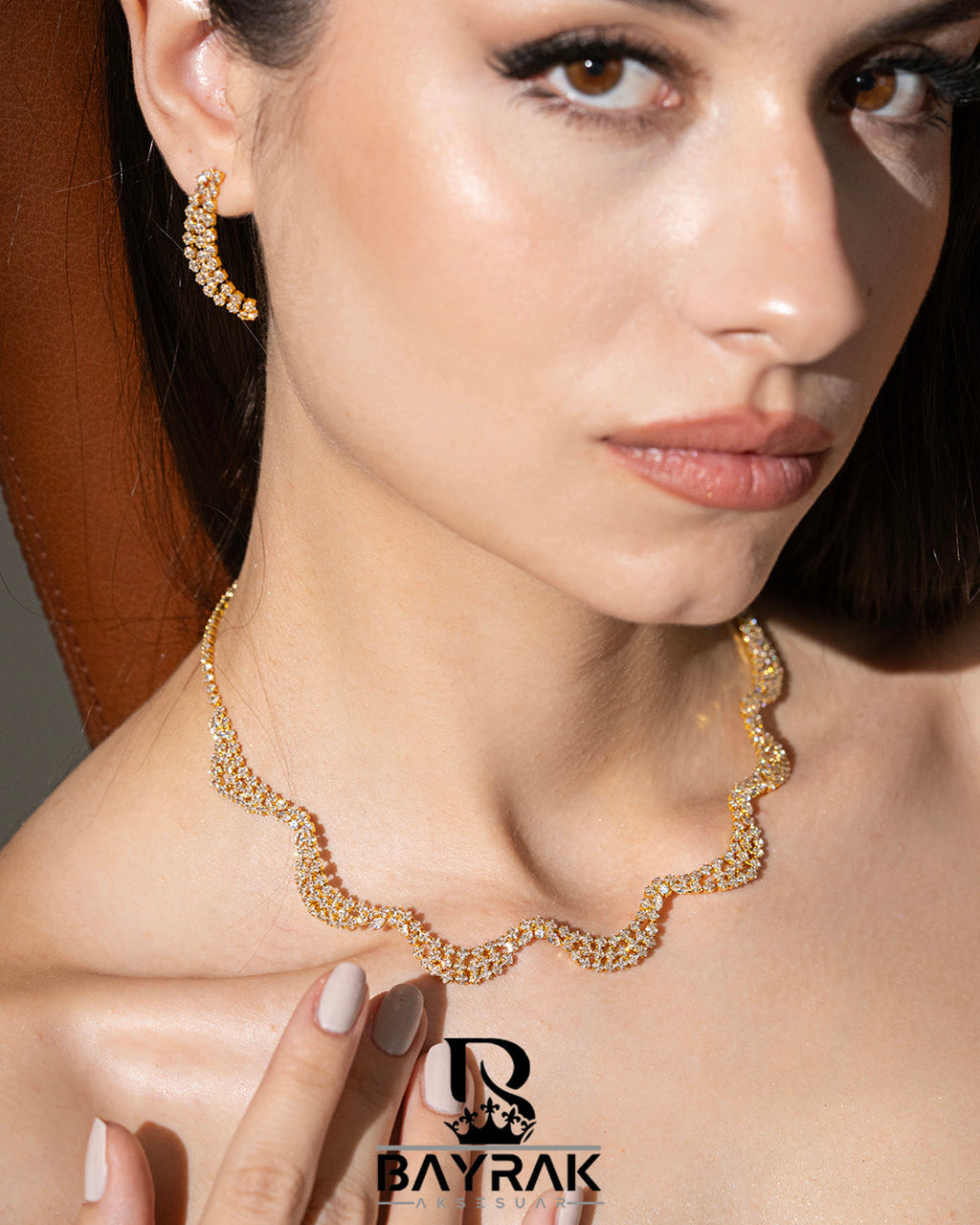 LB 2510 Crystal-Style Fashion Jewelry Set product photo 2