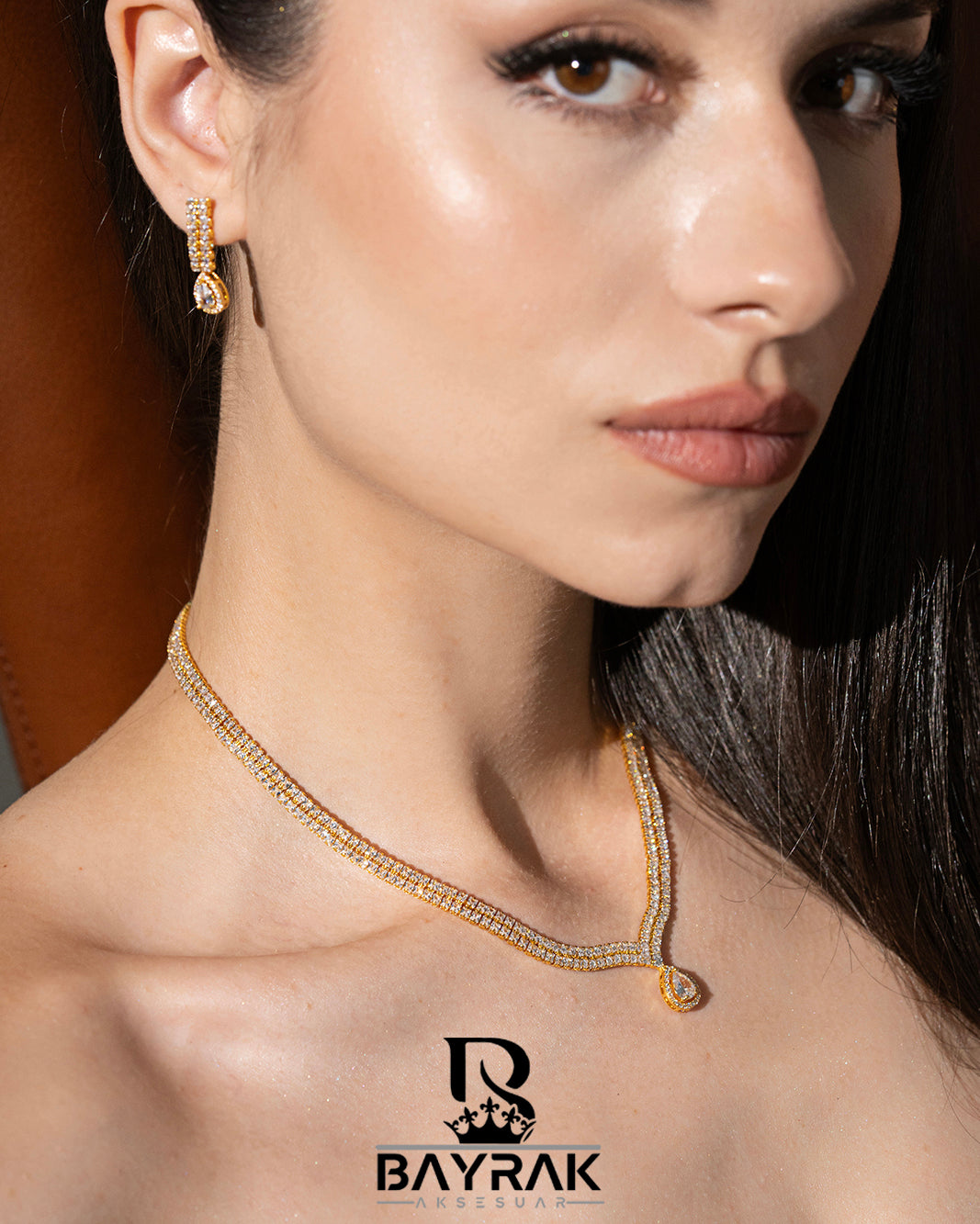 LB 2550 Crystal-Style Fashion Jewelry Set product photo 2