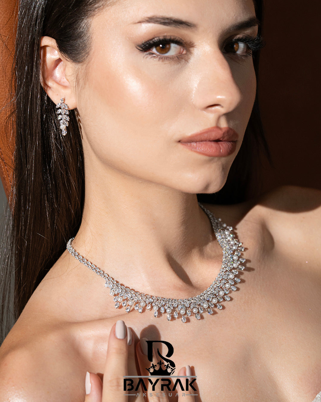 LB 2535 Crystal-Style Fashion Jewelry Set product photo 1