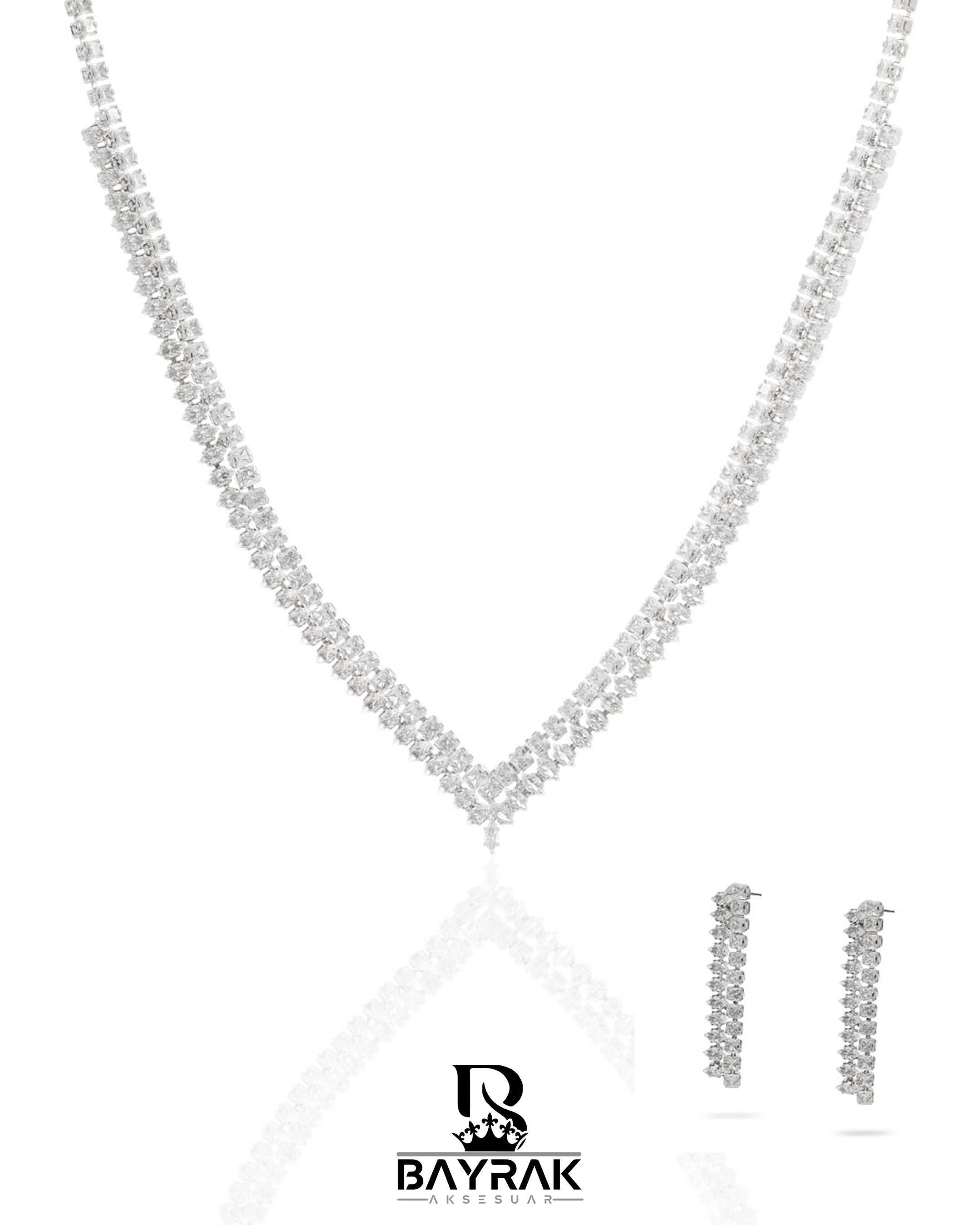 LB 2508 Crystal-Style Fashion Jewelry Set product photo 1