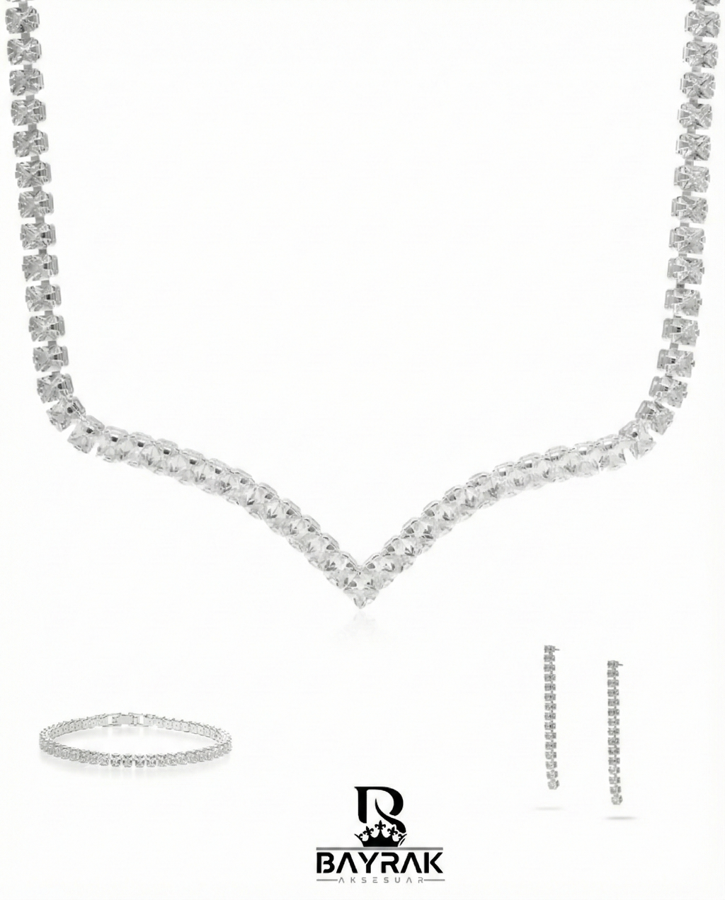 Aura 721 Crystal-Style Fashion Jewelry Set product photo 1
