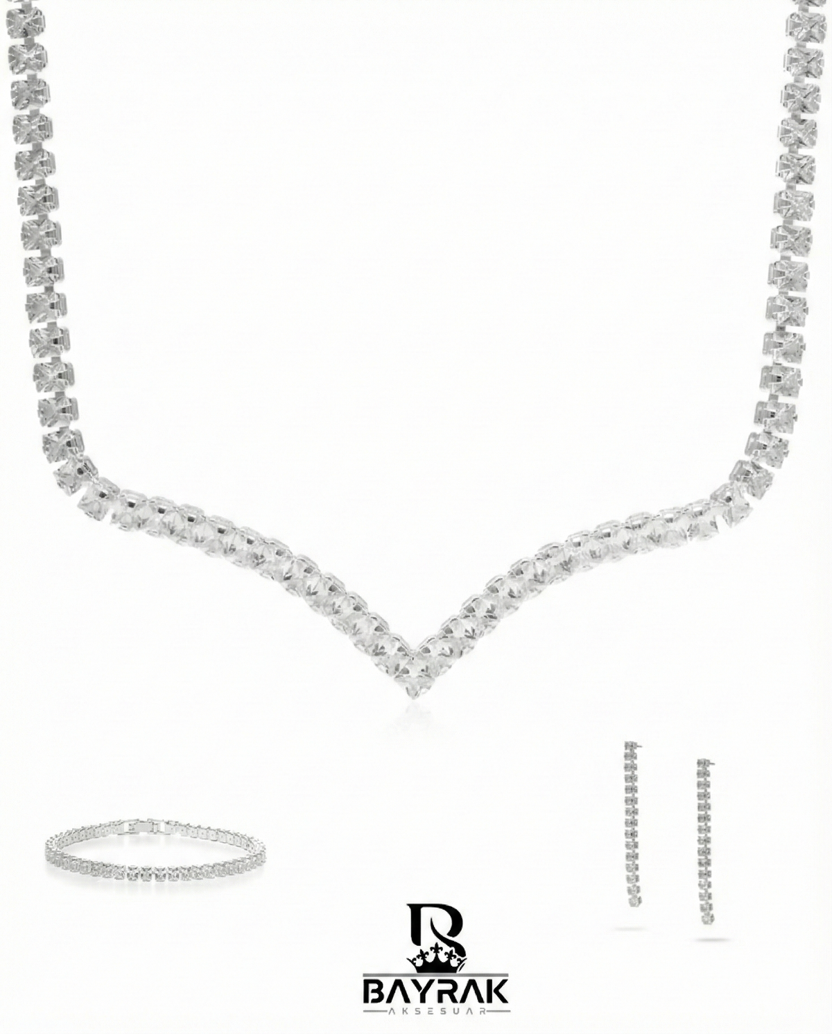 Aura 721 Crystal-Style Fashion Jewelry Set product photo 1