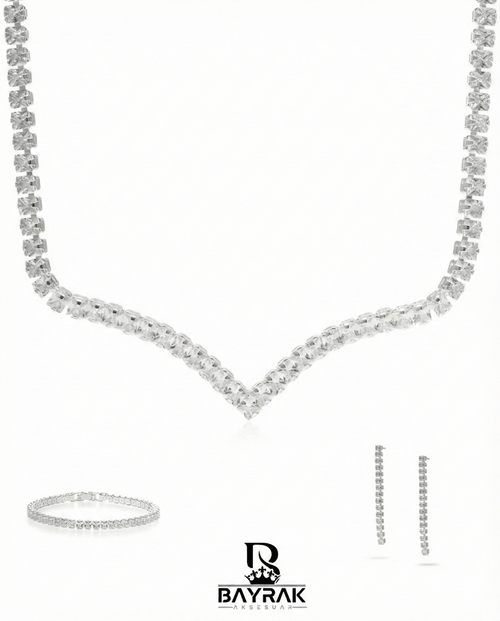 Aura 721 Crystal-Style Fashion Jewelry Set product photo 1