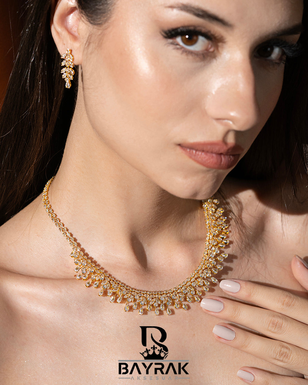 LB 2506 Crystal-Style Fashion Jewelry Set product photo 2
