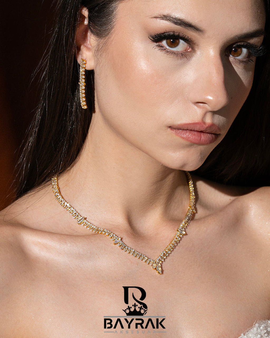 LB 2512 Crystal-Style Fashion Jewelry Set product photo 2