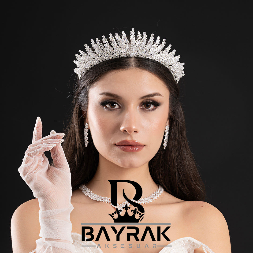 Elaris -510- 3D Crystal-Style Bridal Headpiece product photo 1