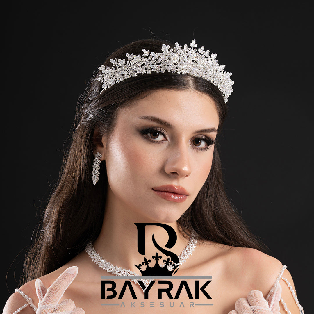 Lana -252- 3D Crystal-Style Bridal Headpiece product photo 1