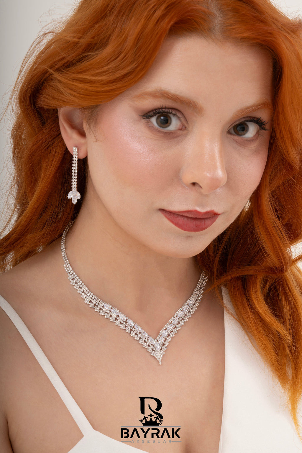Rosa -350- Crystal-Style Fashion Jewelry Set product photo 2