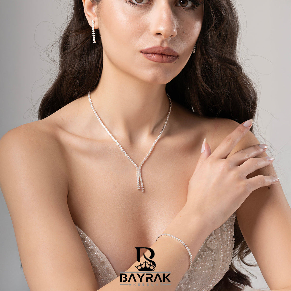 Ilaria 165 Su Yolu Crystal-Style Fashion Jewelry Set product photo 1