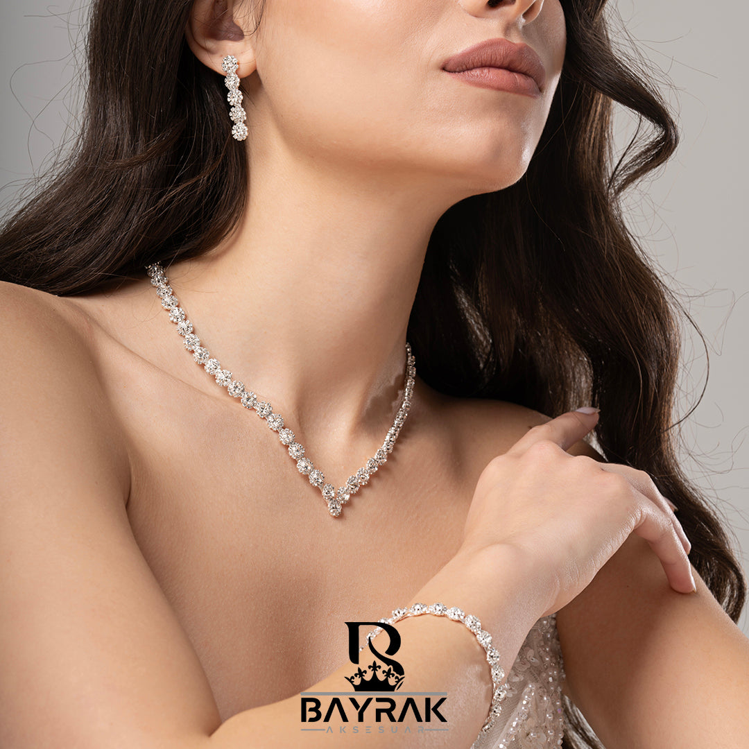 Ilaria 430 Crystal-Style Fashion Jewelry Set product photo 1