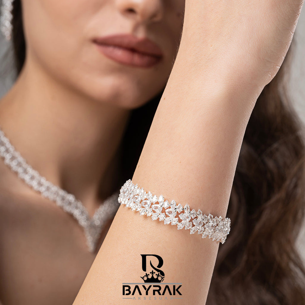 Aura -720- Crystal-Style Fashion Jewelry Set product photo 6