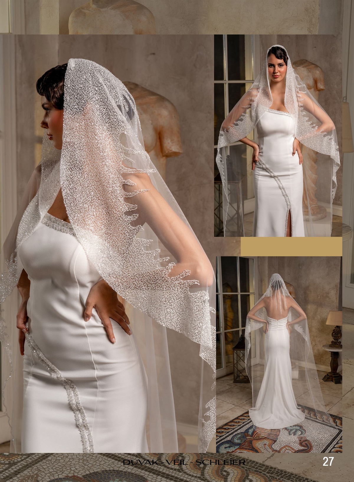 Premium 2.30 M – Yirtilmaz Tulle, Dayanikli, Makine (d395) Bridal Veil product photo 1