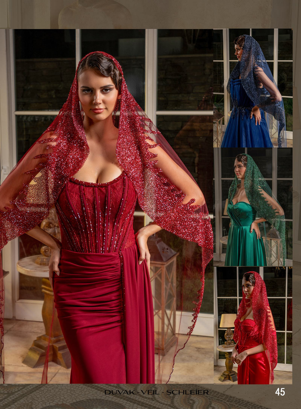Premium 2.30 M – Yirtilmaz Tulle, Dayanikli, Makine (d395_2) Bridal Veil product photo 1