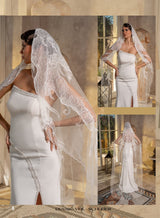 Premium 2.30 M – Yirtilmaz Tulle, Dayanikli, Makine (d396) Bridal Veil product photo 1