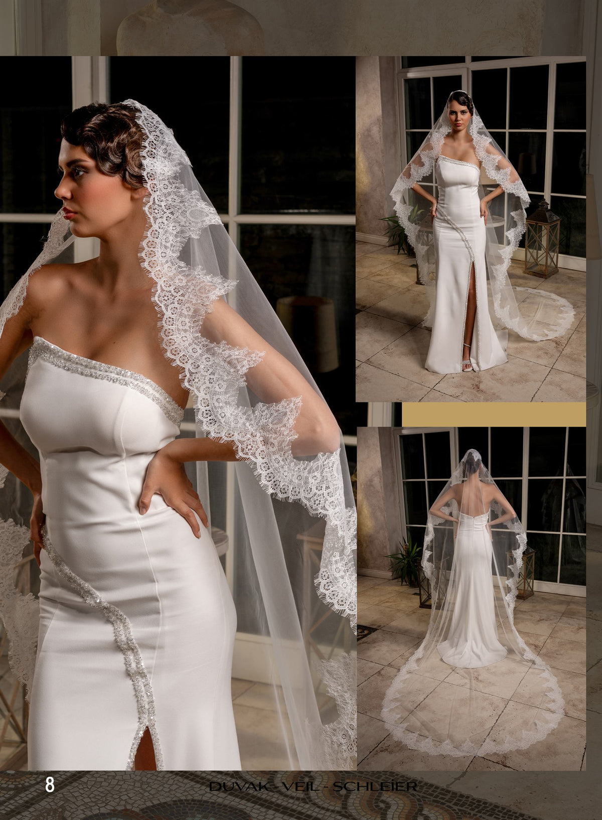 Premium 2.30 M – Yirtilmaz Tulle, Dayanikli, Makine (d4001tamtur) Bridal Veil product photo 1