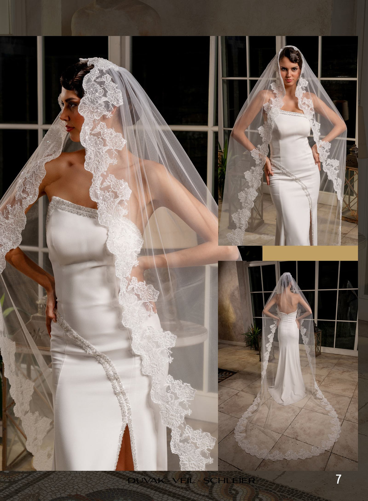 Premium 2.30 M – Yirtilmaz Tulle, Dayanikli, Makine (d402) Bridal Veil product photo 1
