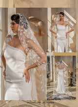 Premium 2.30 M – Yirtilmaz Tulle, Dayanikli, Makine (d404) Bridal Veil product photo 1