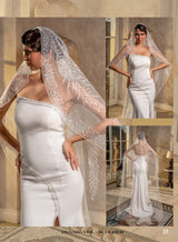 Premium 2.30 M – Yirtilmaz Tulle, Dayanikli, Makine (d405) Bridal Veil product photo 1
