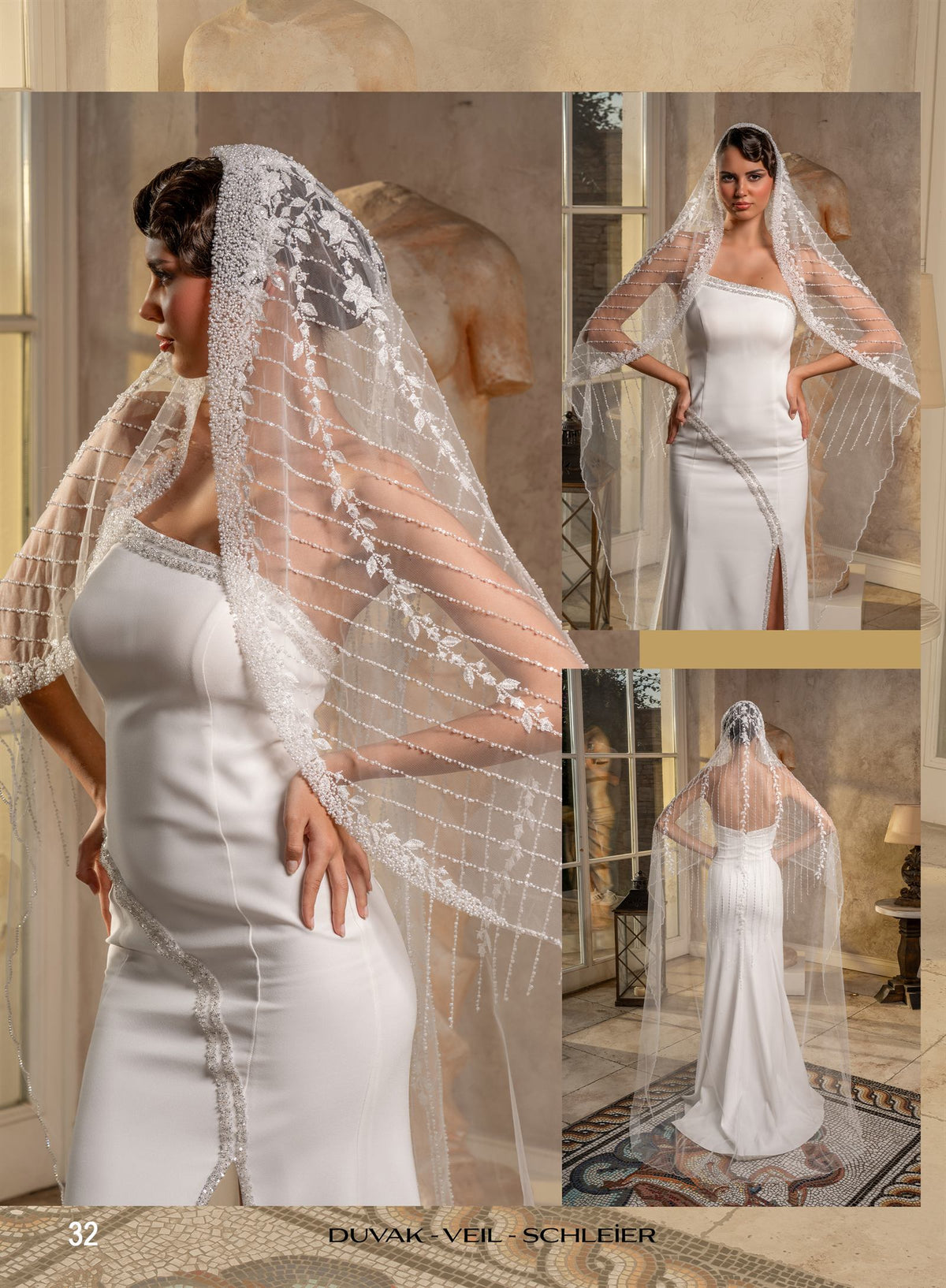 Premium 2.30 M – Yirtilmaz Tulle, Dayanikli, Makine (d406) Bridal Veil product photo 1