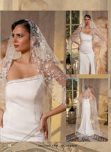 Premium 2.30 M – Yirtilmaz Tulle, Dayanikli, Makine (d408) Bridal Veil product photo 1