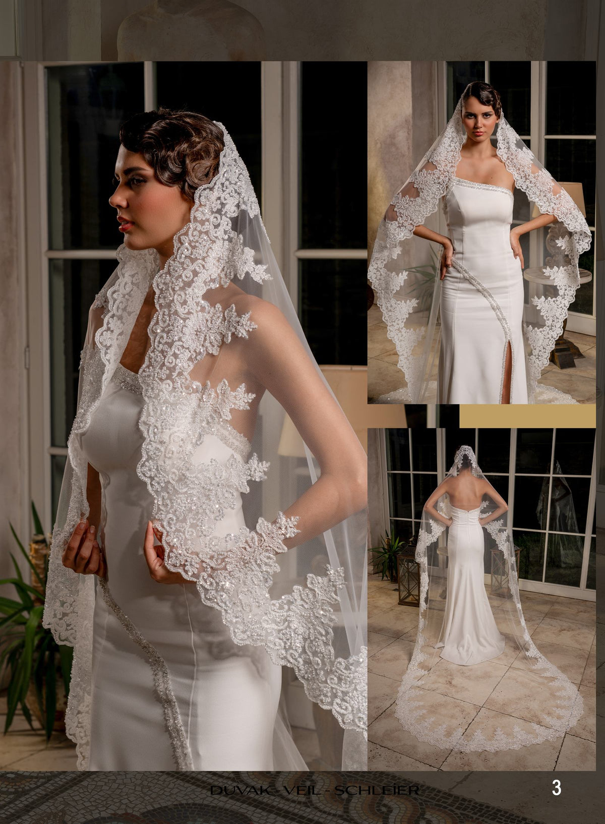 Premium 2.30 M – Yirtilmaz Tulle, Dayanikli, Makine (d416) Bridal Veil product photo 1