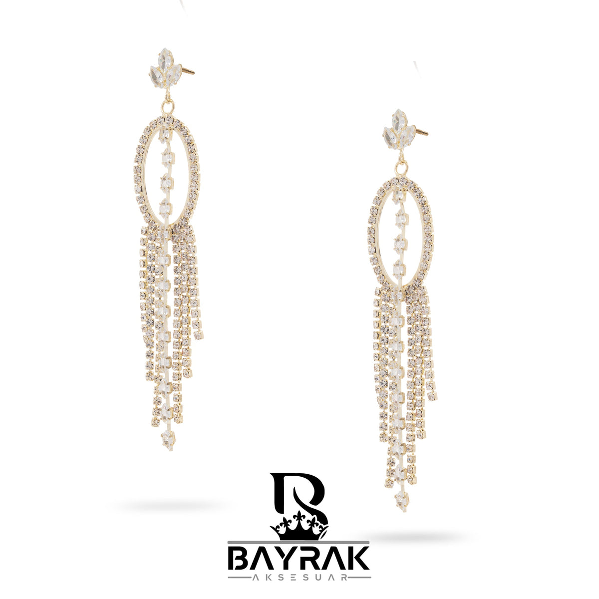 Elia -332- Crystal-Style Fashion Earrings product photo 1