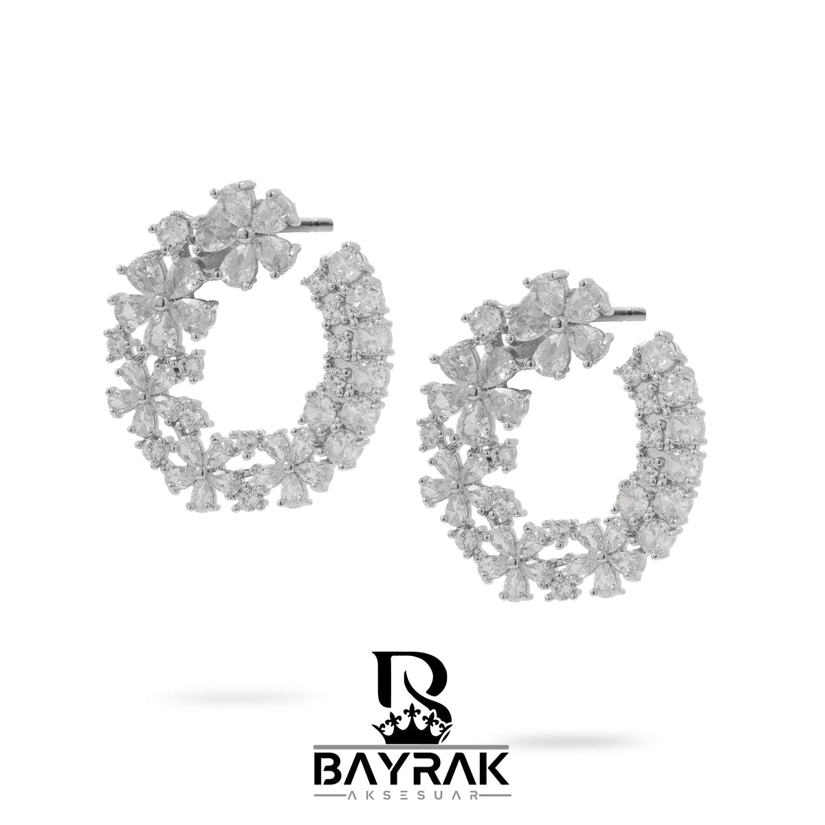 Elia -334- Crystal-Style Fashion Earrings product photo 1